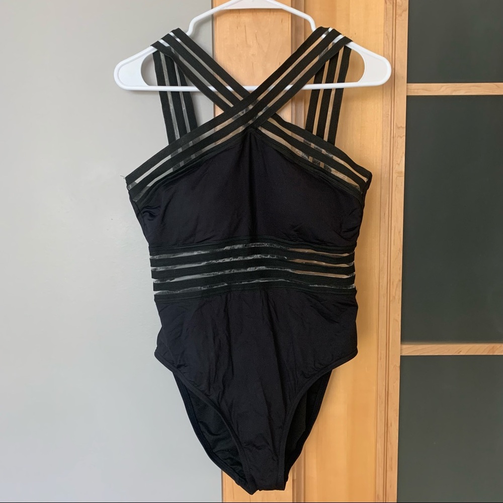 Black Kenneth Cole one-piece